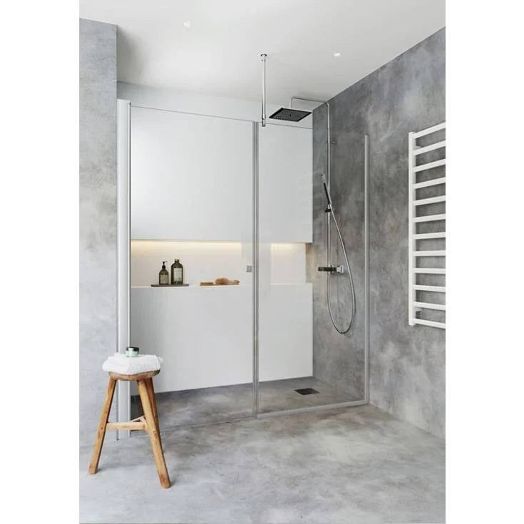 Hafa Igloo Pro dusjnisje, 155,5-158,5 cm, klart glass, aluminium profil | 1450640