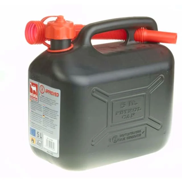 Bensinkanne i plast, svart, 5 liter | 3830-505 Bensinkanne i plast, svart, 5 liter | 3830-505