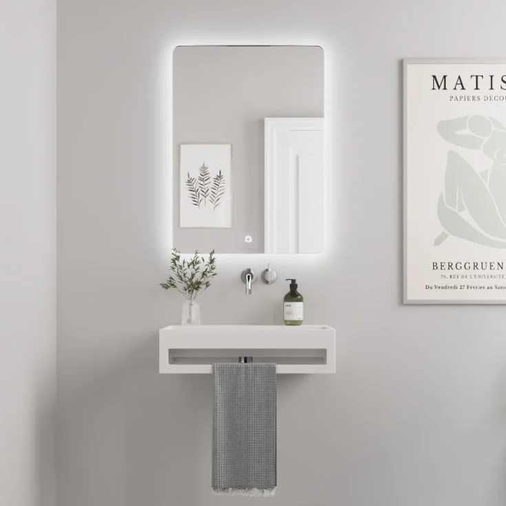 Copenhagen Bath Sandfjord 60 servant, 60×40 cm, hvit matt | 40010059 Copenhagen Bath Sandfjord 60 servant, 60×40 cm, hvit matt | 40010059