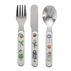 Elsa Beskow barnebestikk 3 deer Blomsterbarn v:9644032 Elsa Beskow barnebestikk 3 deer Blomsterbarn v:9644032