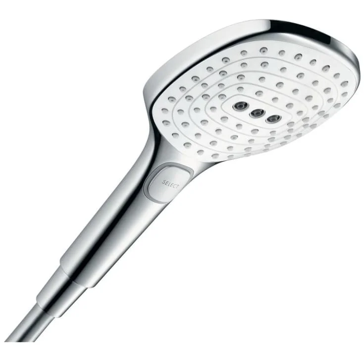 Hansgrohe Raindance Select E 120 hånddusj, krom/hvit | 26520400