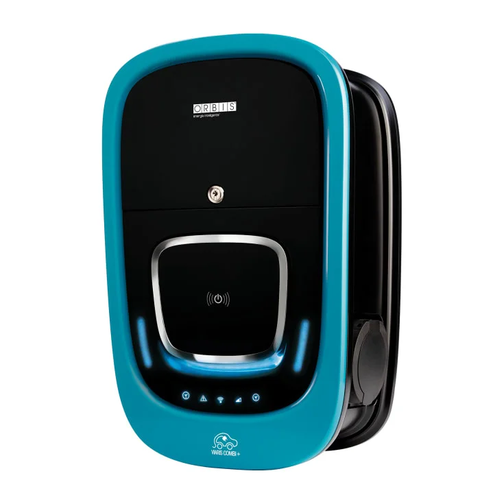 Orbis Viaris kombi-ladestasjon, 2 x Type, 2 uttak, 2X22KW/2X32A | OB94P7 CCKA2