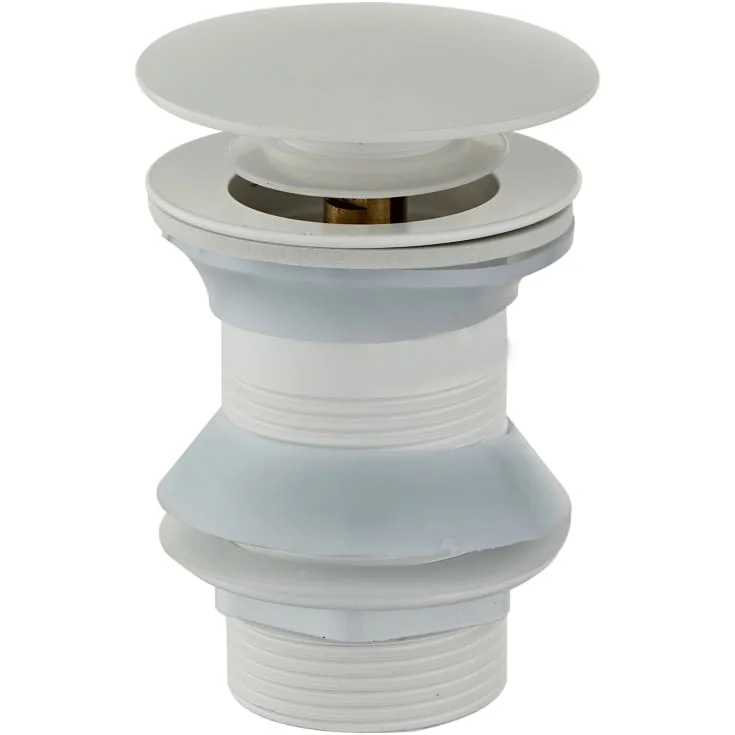 Zen Sanitary bunnventil, push-open, hvit | 80202502