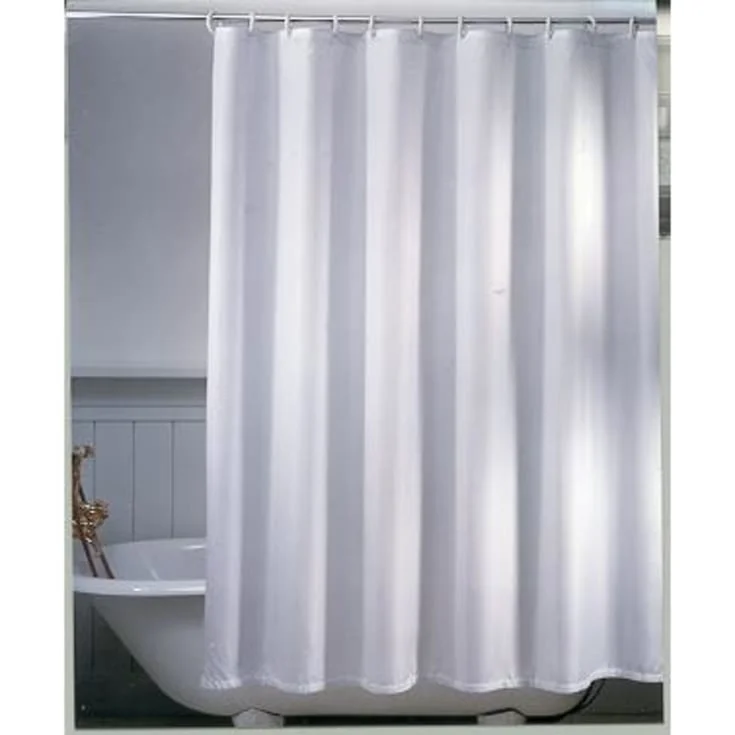 Van Der P Unicolor dusjforheng, 180x230 cm, hvit | UM180230H