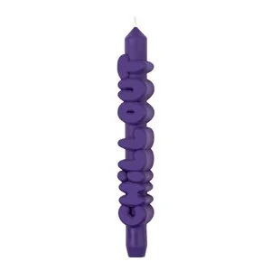 3D kronelys 23 cm CHILL OUT indigo v:3871146 3D kronelys 23 cm CHILL OUT indigo v:3871146