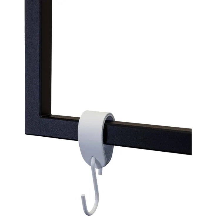 Metallbude S-knagg, hvit, 3 stk | 1000152 Metallbude S-knagg, hvit, 3 stk | 1000152