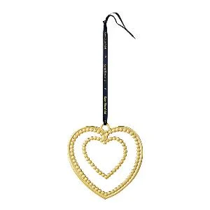 Karen Blixen kulehjerte H12 cm forgylt v:1513887