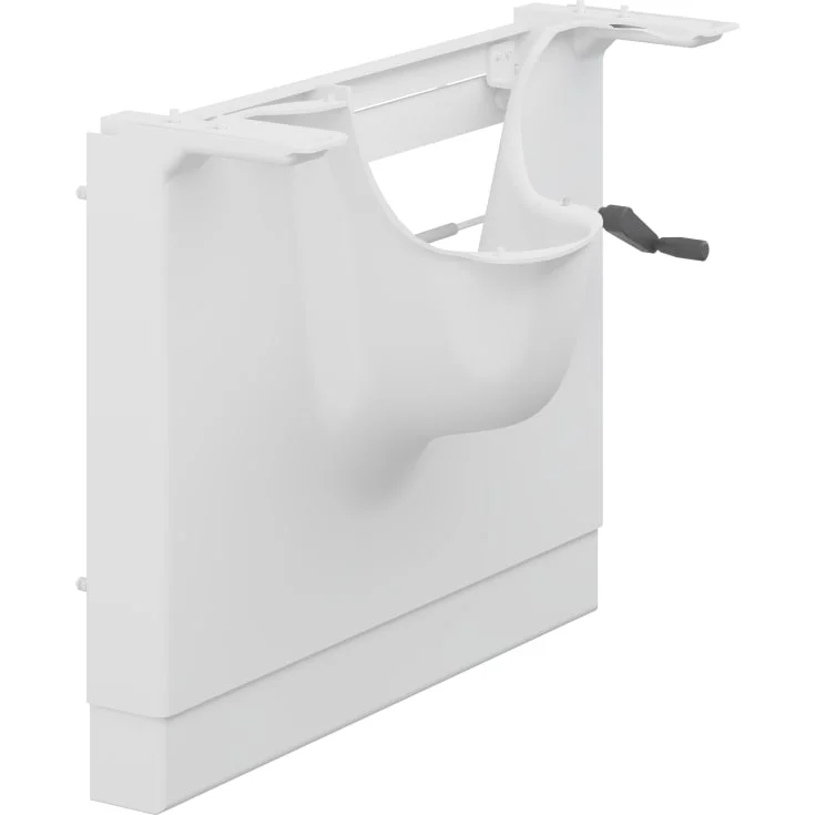 Pressalit Care Matrix servantoppheng, manuell, høyre, hvit | R4840000