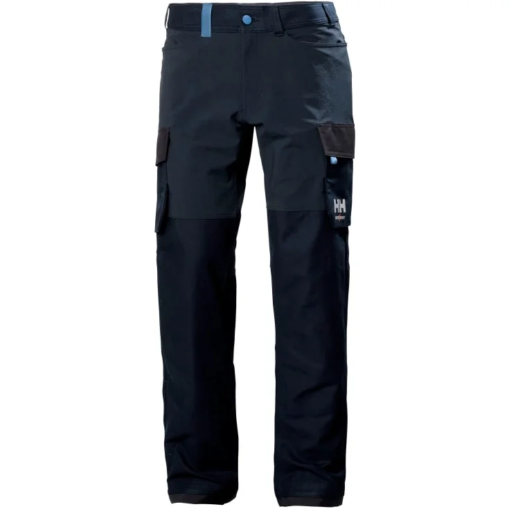 Helly Hansen Oxford servicebukse med 4-veis stretch, marineblå/mørkegrå, str. C68 | 77408-599_C68