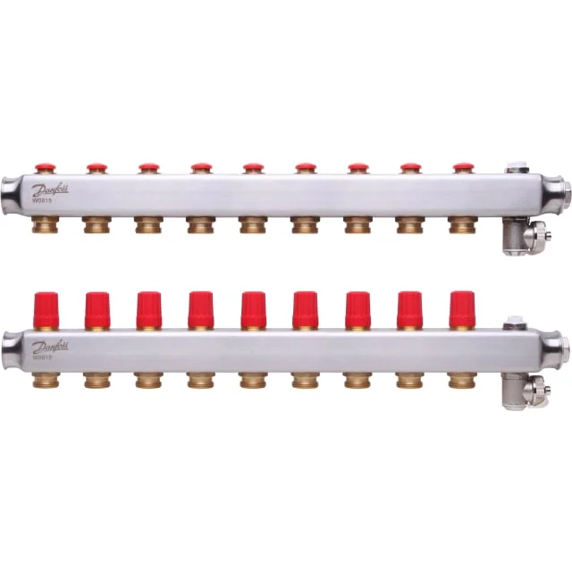 Danfoss SSM 1" gulvvarme fordelerrør, 9 kretser | 088U0809 Danfoss SSM 1" gulvvarme fordelerrør, 9 kretser | 088U0809