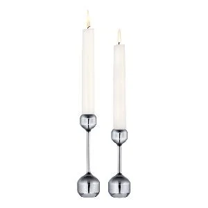 Silhouette lysestake sett 12 + 14,5 cm krom v:6793584 Silhouette lysestake sett 12 + 14,5 cm krom v:6793584