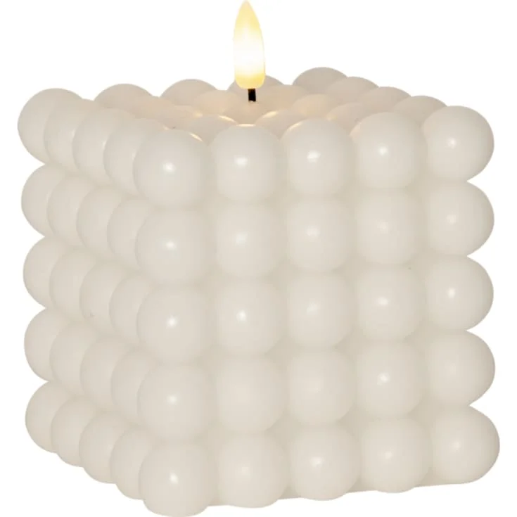 12 stk Star Trading Flamme Dot Bubble LED stearinlys, hvit | 061-53 12 stk Star Trading Flamme Dot Bubble LED stearinlys, hvit | 061-53
