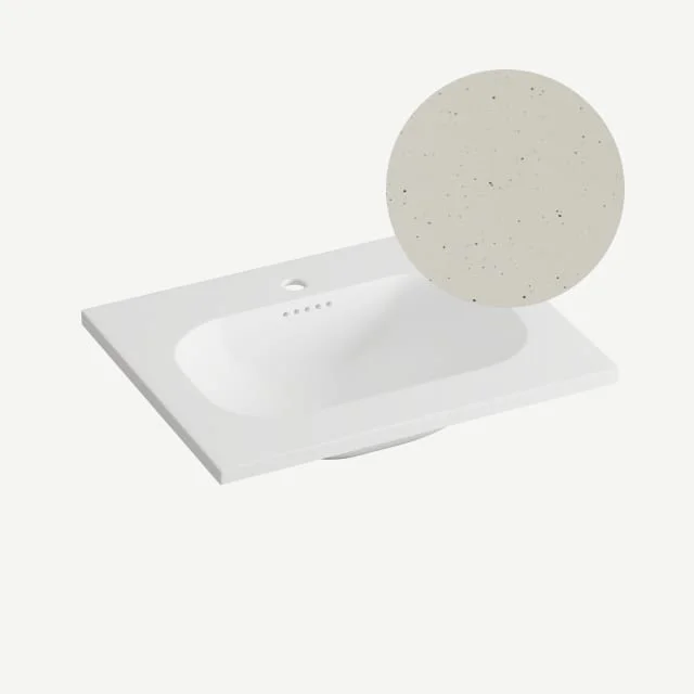 Korsbakken Nice møbelservant, 60,5x46,5 cm, terrazzo sand | 463221060