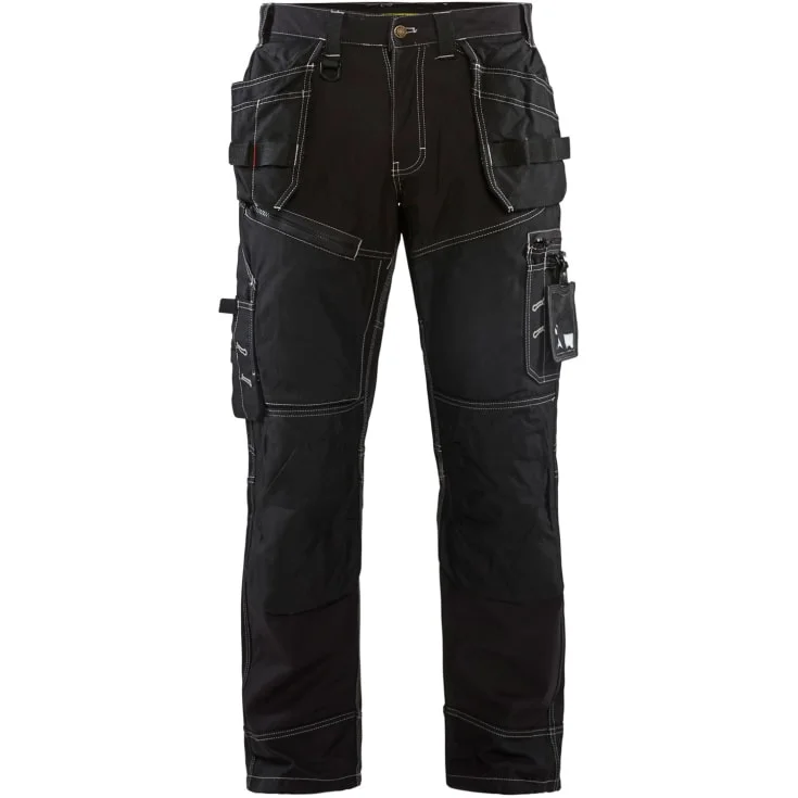 Blåkläder Workwear X1500 håndverkerbukser, sort, str. D96 | 1500-1370-9900_D96