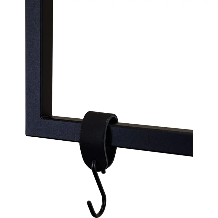 Metallbude S-knagg, sort, 6 stk | 1000153