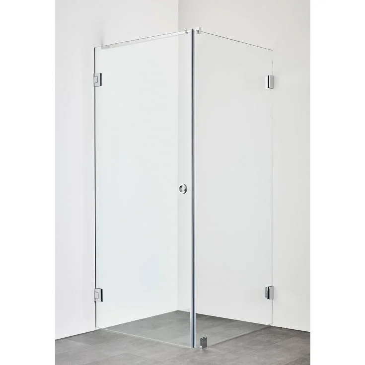 Hafa Infinity dusjnisje, 80x100 cm , klart glass, krom profil | 1451200