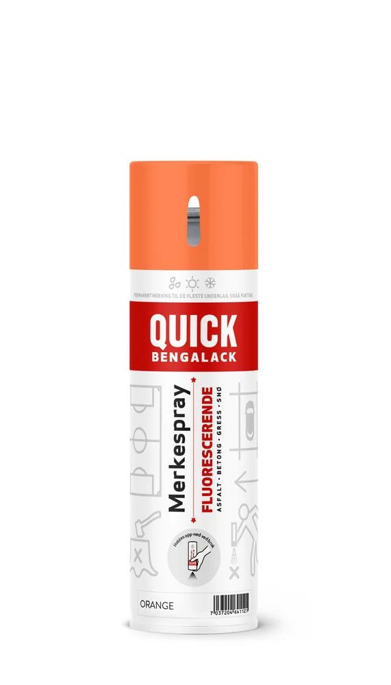 Bengalack merkespray oransje 500ml v:3097376 Bengalack merkespray oransje 500ml v:3097376