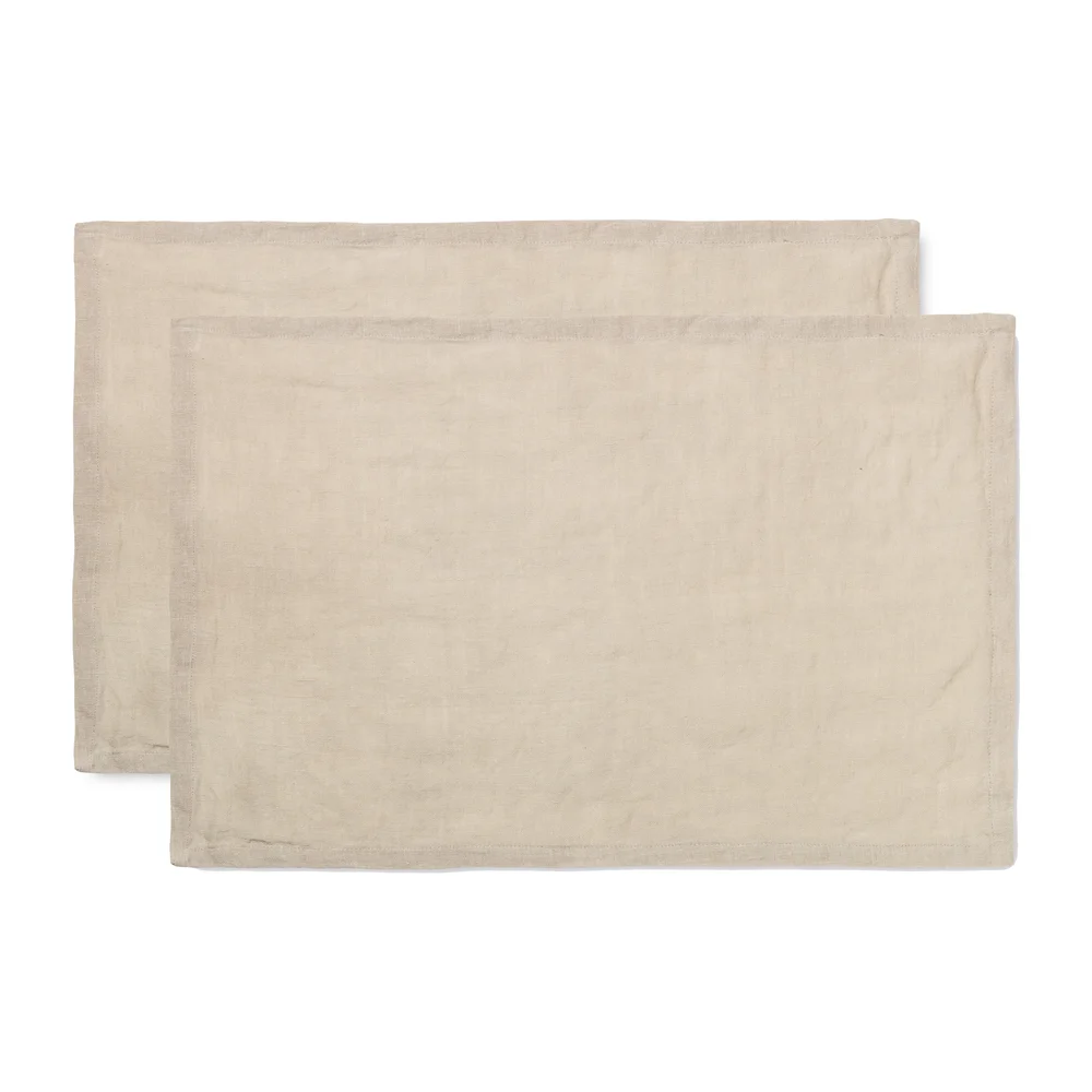 Ferm Living spisebrikke lin 2-pakning v:2086639