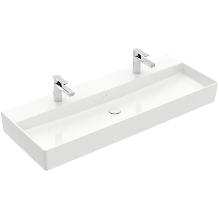 Villeroy & Boch Memento vegghengt servant, 120×47 cm, hvit | 4A22C101