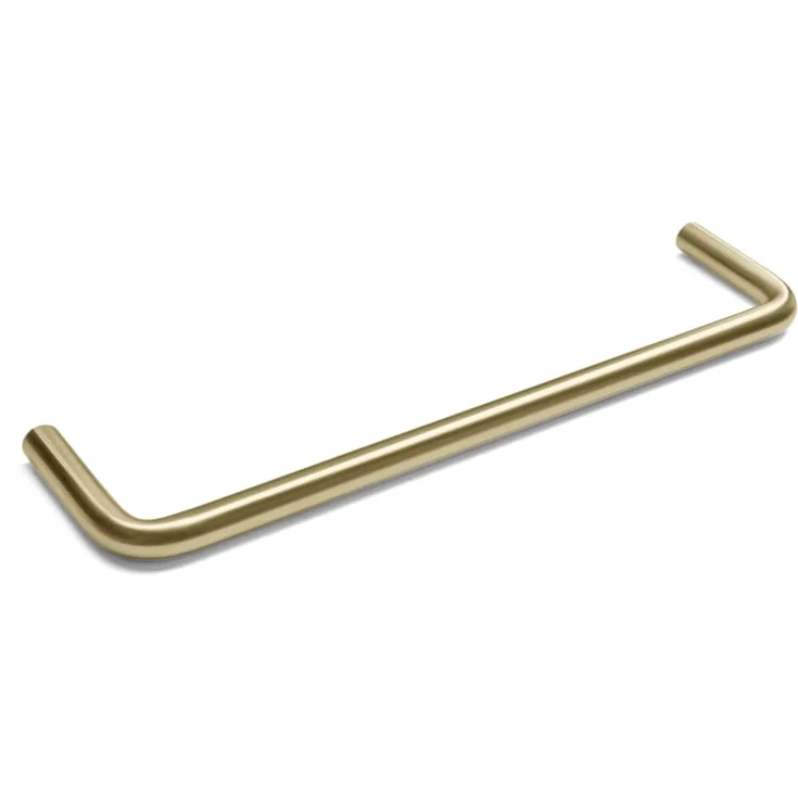 D Line håndklestang, 30 cm, børstet messing | 147050P3305