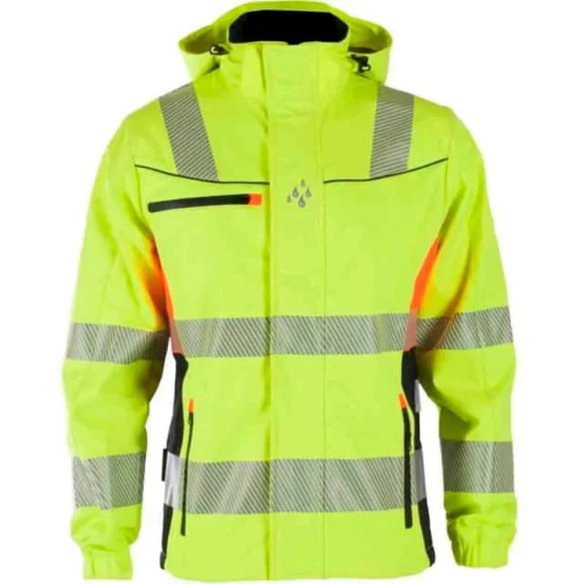 Bekken & Strøm Gjøvik softshelljakke, HiVis kl.3, unisex, str. XL, gul/sort | 646786 Bekken & Strøm Gjøvik softshelljakke, HiVis kl.3, unisex, str. XL, gul/sort | 646786