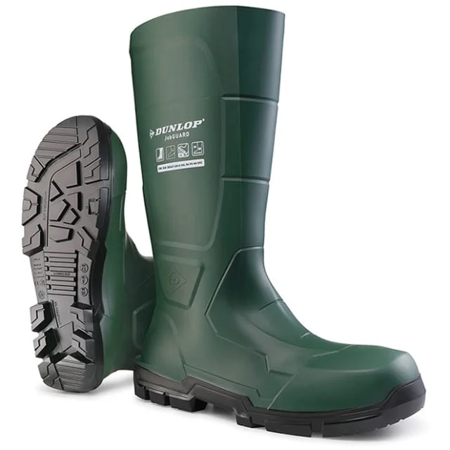 Dunlop Jobguard gummistøvler O4, grønn, str. 49 | 651102-3_49