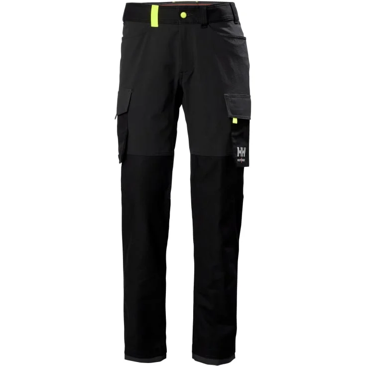 Helly Hansen Oxford servicebukse med 4-veis stretch, sort/mørkegrå, str. C154 | 77408-999_C154