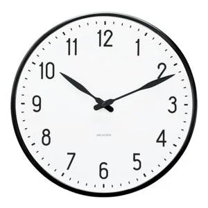 Station veggur 21 cm hvit/svart v:6992939