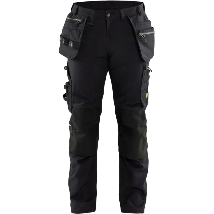 Blåkläder Workwear 1790 håndverkerbukser med 2-veis stretch, sort, str. C48 | 1790-1370-9999_C48
