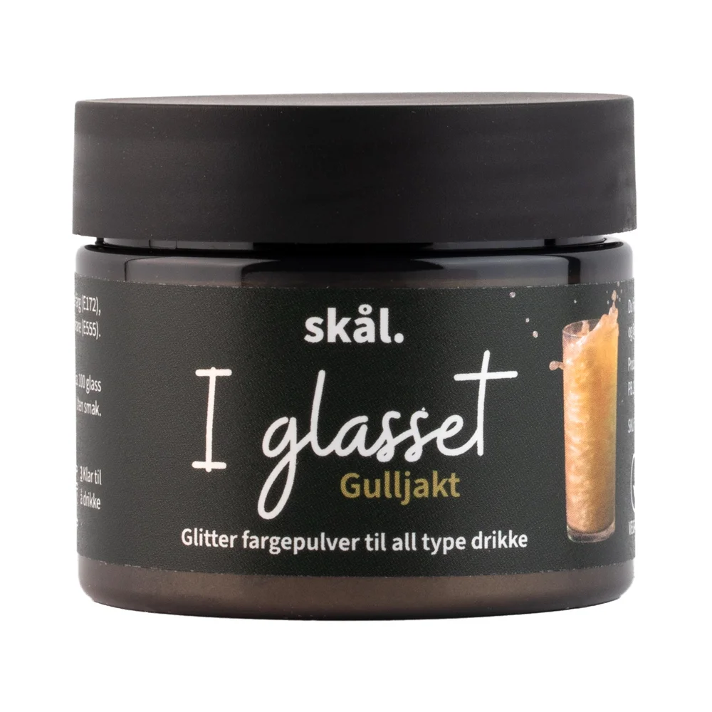 Glitterfarge i glasset Gulljakt v:5336338 Glitterfarge i glasset Gulljakt v:5336338