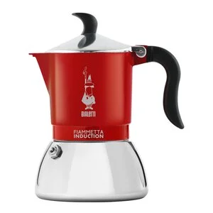 Fiammetta Induction espressokanne 4 kopper 150 ml rød v:4046253 Fiammetta Induction espressokanne 4 kopper 150 ml rød v:4046253