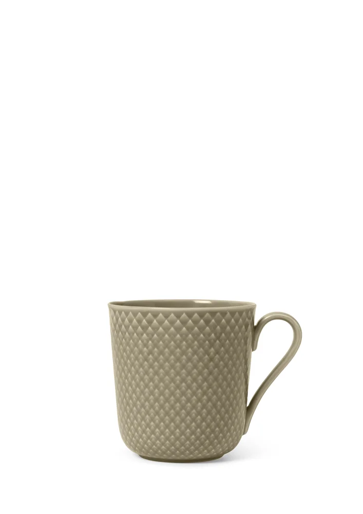 Kopp med hank 39cl Rhombe Earth Clay v:3776444