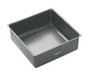 Bakeform firkantet med avtakbar bunn 23 cm grå v:5826147