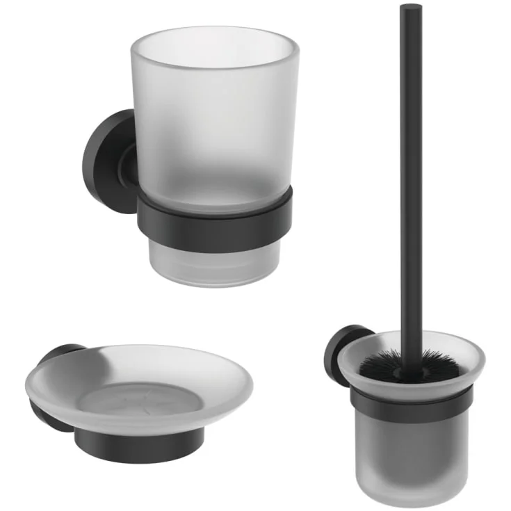 Ideal Standard IOM tilbehørsett, matt sort | A9245XG