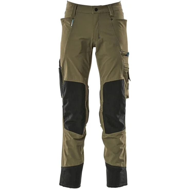 Mascot Advanced arbeidsbukser med stretch, grønn, str. 76C52 | 17179-311-33_76C52