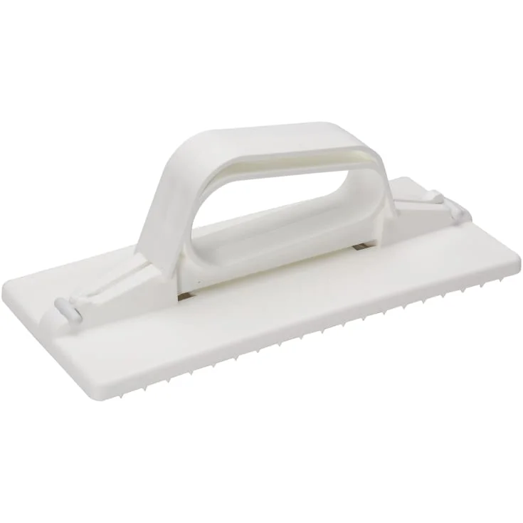 Pussebrett nylon, 12x25 cm, hvit | 55105