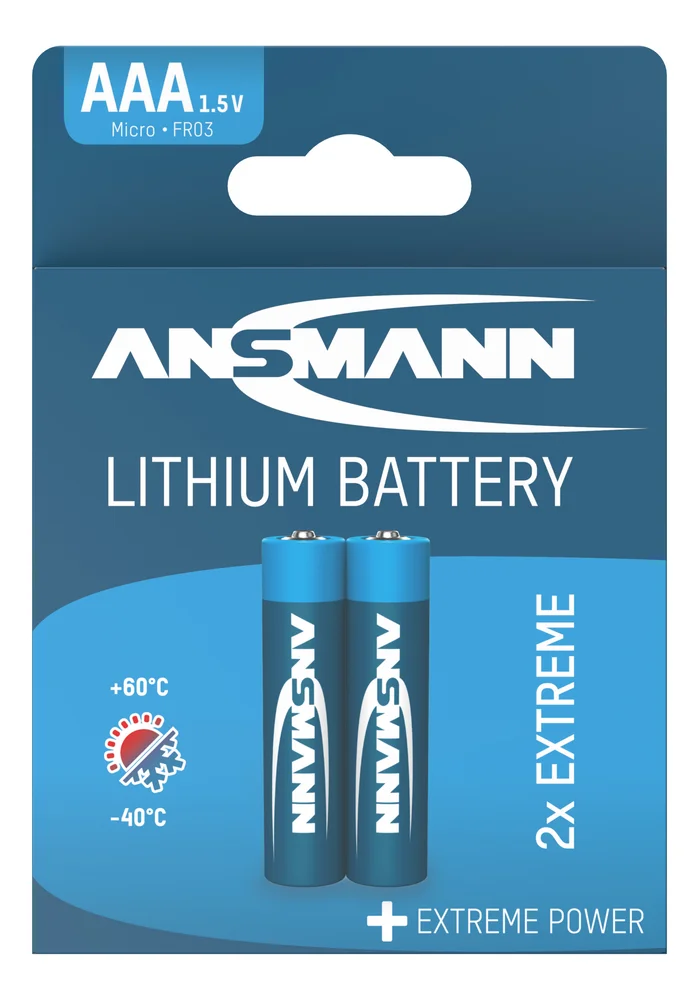 Batteri lithium AAA 2stk v:3943694 Batteri lithium AAA 2stk v:3943694
