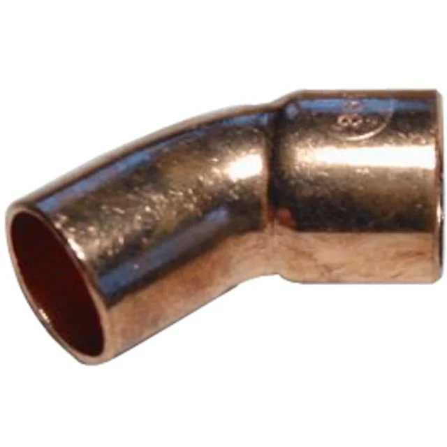 Loddebøyning muffe/nippel, 18 mm - 45° | 5040 018000000