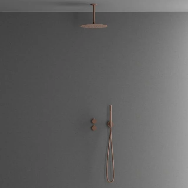 Scandtap Steel Harmonized 2z dusjsett, matt brun | 21041