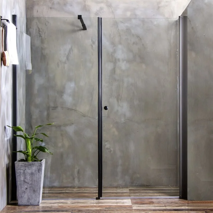 Bathlife Allsidig dusjnisje, 70×80 cm, klart glass, sort matt profil | 40842572 Bathlife Allsidig dusjnisje, 70×80 cm, klart glass, sort matt profil | 40842572