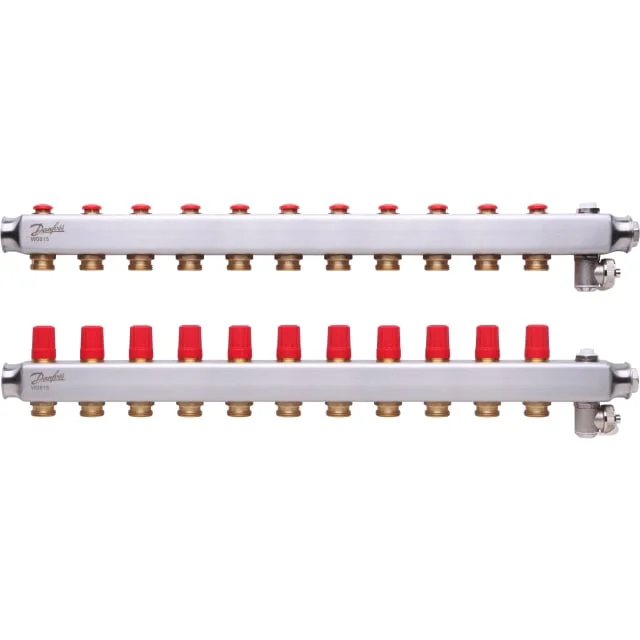 Danfoss SSM 1" gulvvarme fordelerrør, 11 kretser | 088U0811 Danfoss SSM 1" gulvvarme fordelerrør, 11 kretser | 088U0811