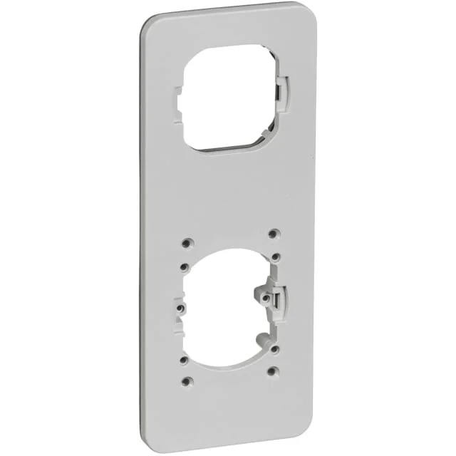 LK Opus 74 mellemplade for afbryder og stikkontakt, lysegrå | 503M5023