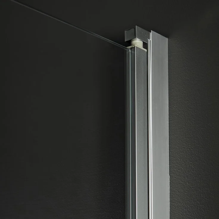 Westerbergs Nejd dusjhjørne, 80×90 cm, klart glass, matt aluminium profil | 20055576 Westerbergs Nejd dusjhjørne, 80×90 cm, klart glass, matt aluminium profil | 20055576