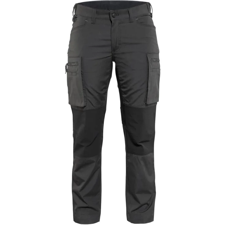 Blåkläder Workwear Unite servicebukse dame, koksgrå/sort, str. C38 | 7159-1845-9899_C38