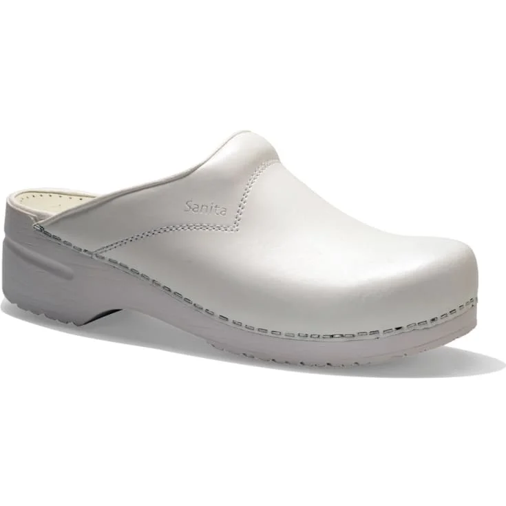 Sanita San Flex Clog tresko O1, uten hælkappe, hvit, str. 36 | 1500314-hvid_36 Sanita San Flex Clog tresko O1, uten hælkappe, hvit, str. 36 | 1500314-hvid_36