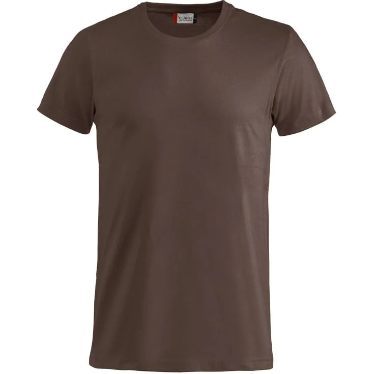 Clique Basic t-skjorte, mørkebrun, str. XL | 029030-825_XL