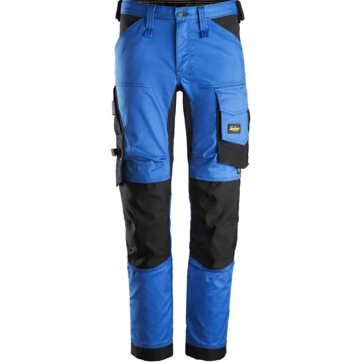 Snickers 6341 AllroundWork arbeidsbukser med stretch, blå/sort, str. 162 | 6341-5604_162