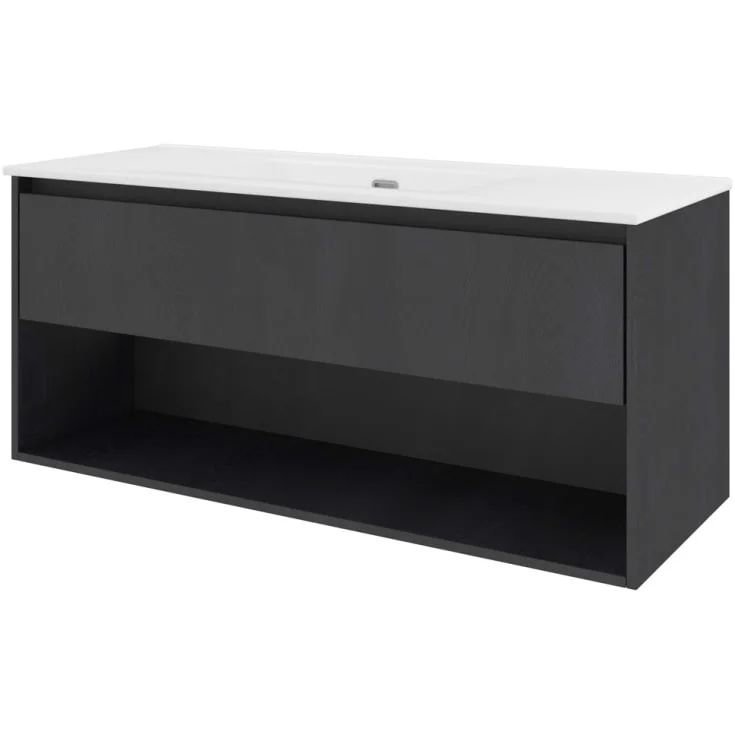 Sanibell Proline møbelpakke, 121x46 cm, sort eik | 1817334