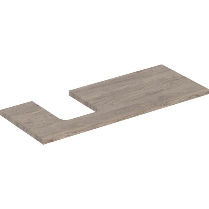 Geberit One benkeplate, 119×47,3 cm, valnøtt | 505.295.00.6
