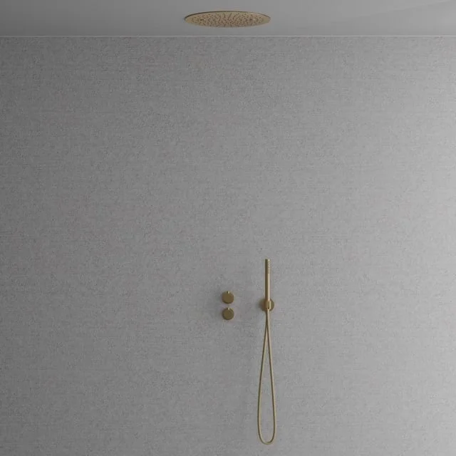 Scandtap Harmonized 2a dusjsett, børstet gull | 24081